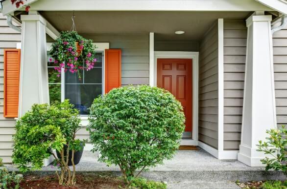 red door home